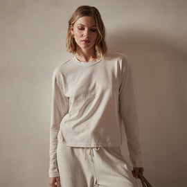 Vintage Boxy Tee in Canvas Pigment | James Perse Los Angeles