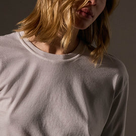 Vintage Boxy Tee  in Light Mist Pigment | James Perse Los Angeles