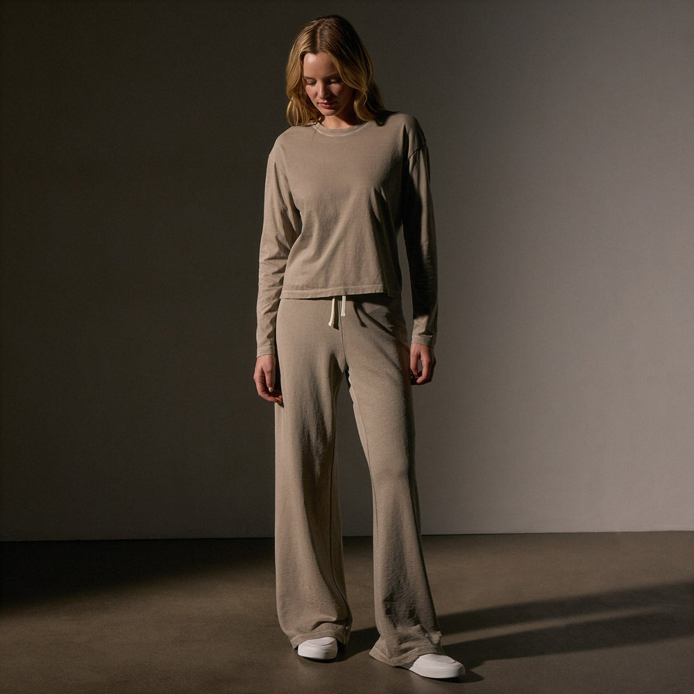 Vintage Boxy Tee  in Overcast Pigment | James Perse Los Angeles