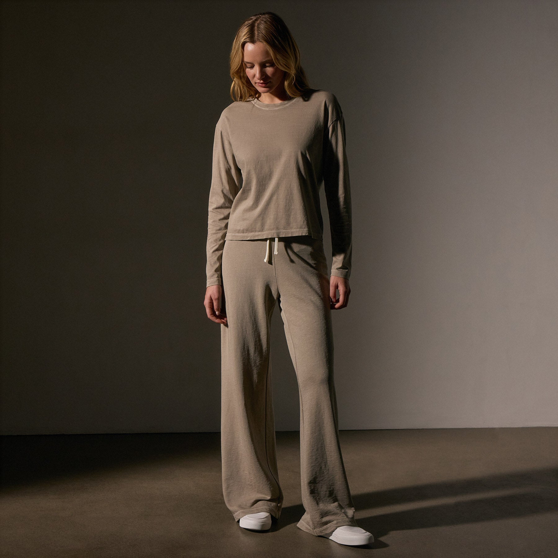 Vintage Boxy Tee  in Overcast Pigment | James Perse Los Angeles