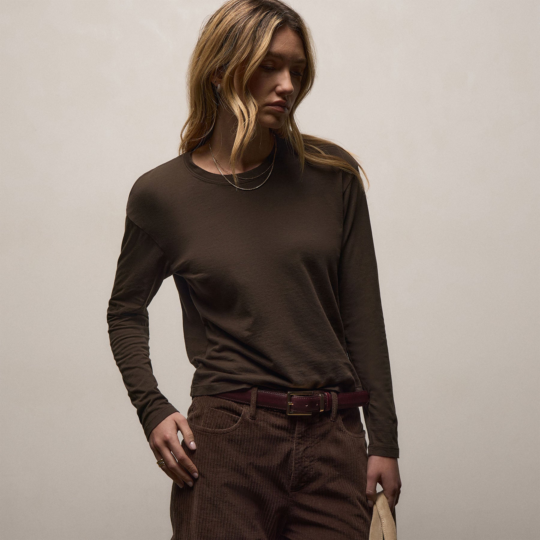 Vintage Boxy Tee in Porcupine | James Perse Los Angeles