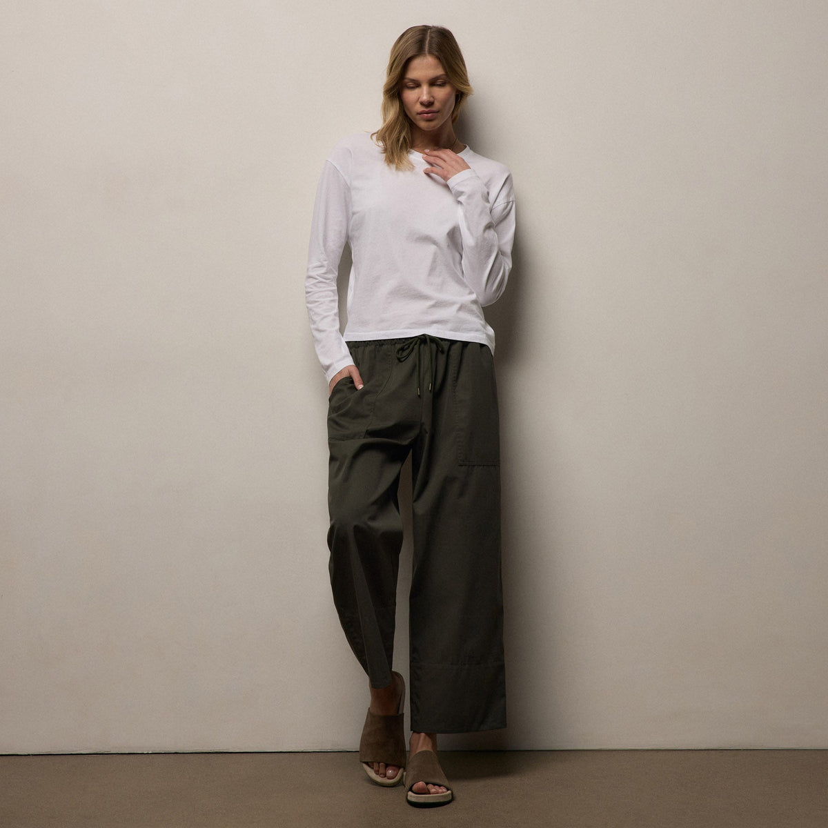 Vintage Boxy Tee in White | James Perse Los Angeles