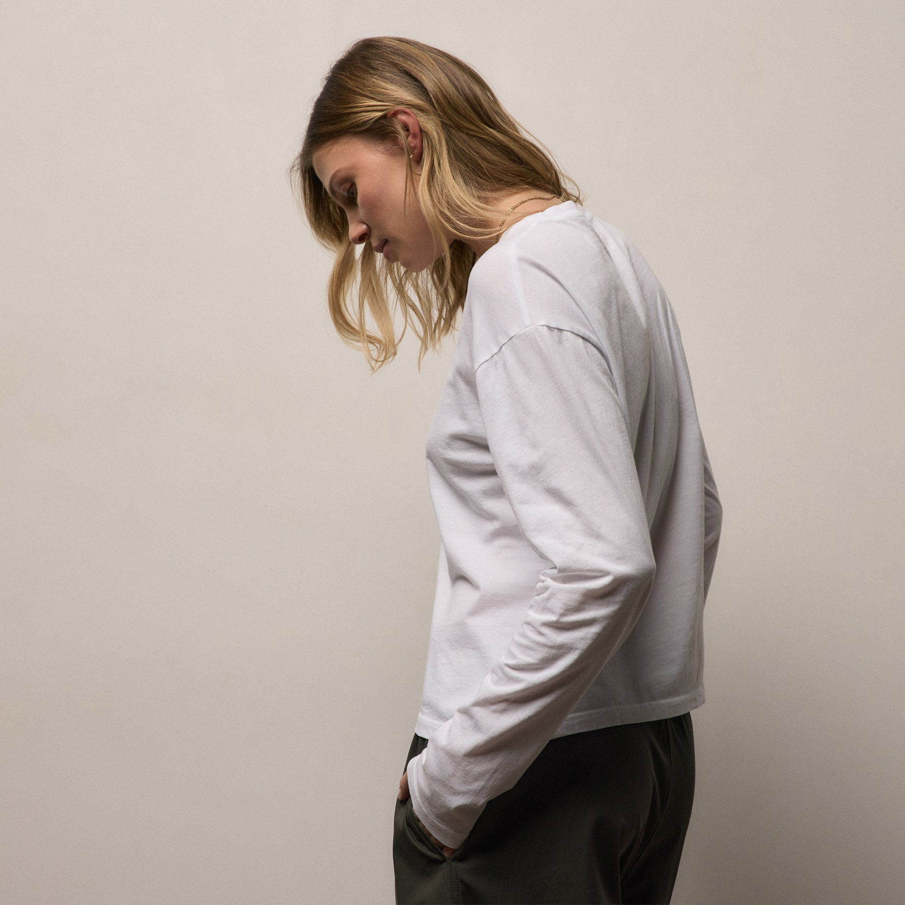 Vintage Boxy Tee in White | James Perse Los Angeles