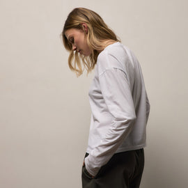 Vintage Boxy Tee in White | James Perse Los Angeles