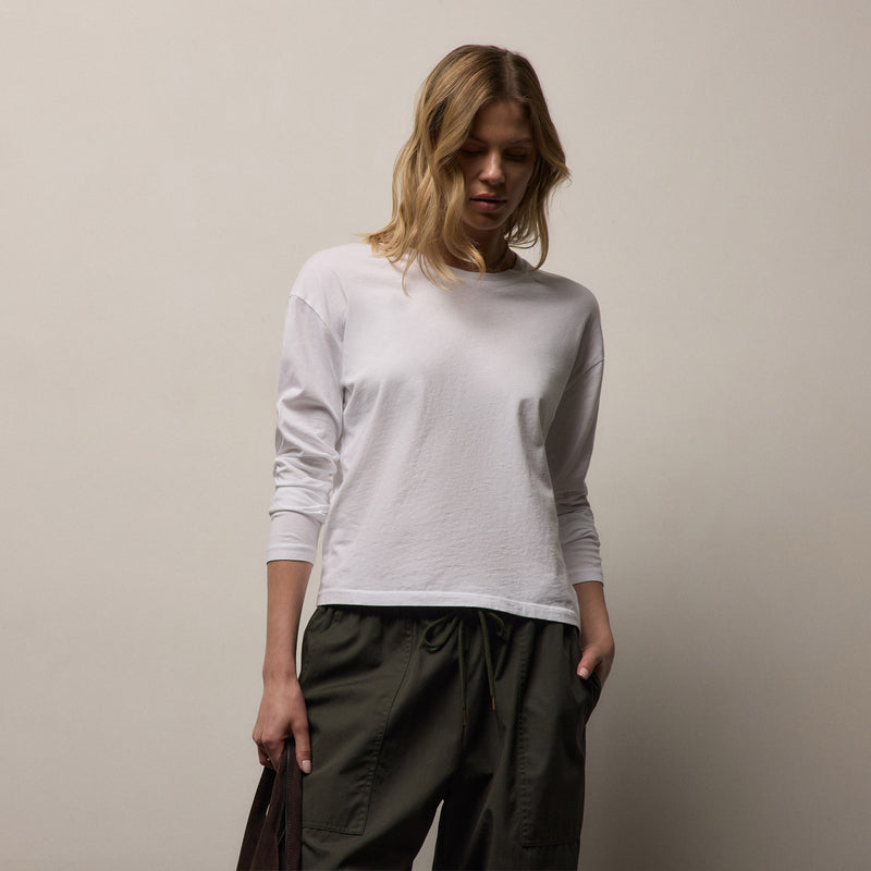 Vintage Boxy Tee - White