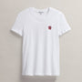 Women's Grateful Dead Rose Short Sleeve Crew in White/Red | James Perse Los Angeles