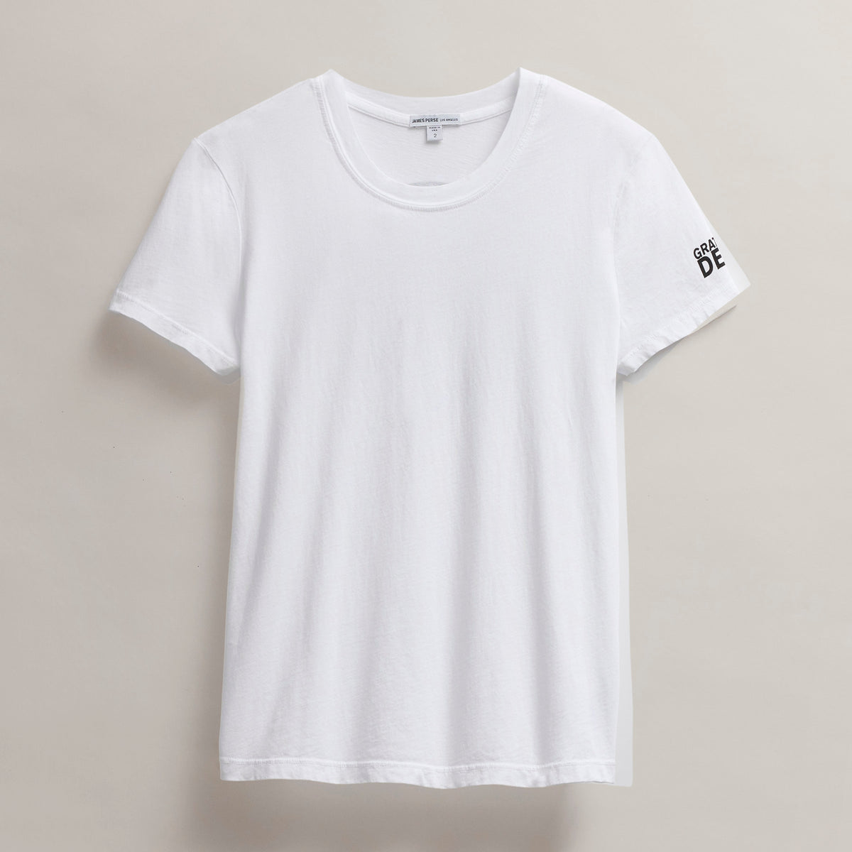 Women's Grateful Dead Short Sleeve in White/Black | James Perse Los Angeles