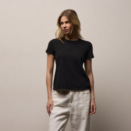 Vintage Little Boy Tee - Black