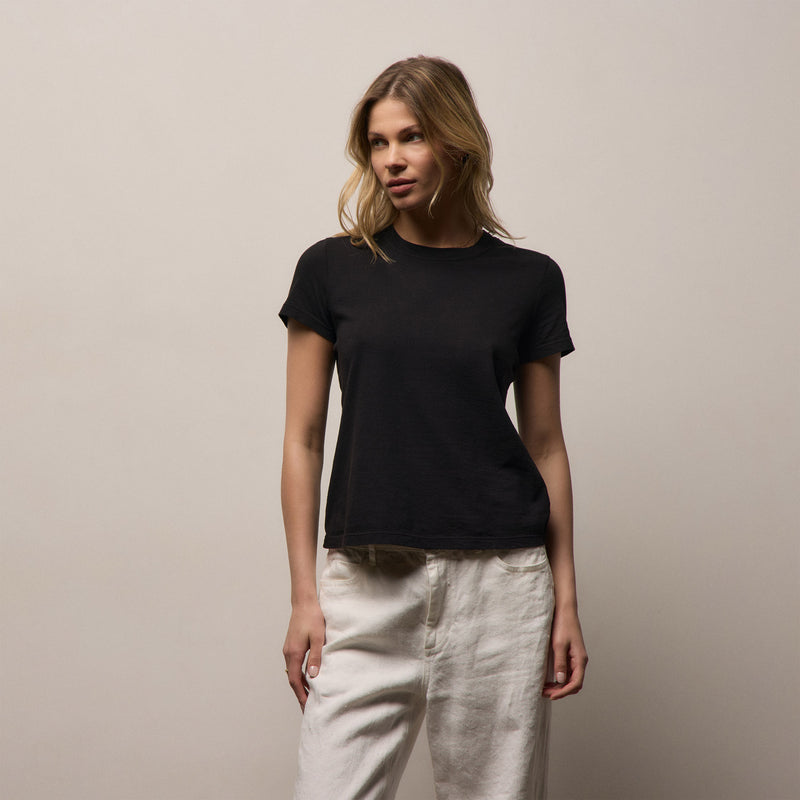 Vintage Little Boy Tee - Black