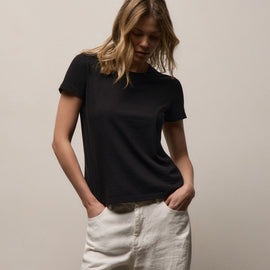 Vintage Little Boy Tee in Black | James Perse Los Angeles