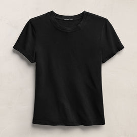 Vintage Little Boy Tee in Black | James Perse Los Angeles