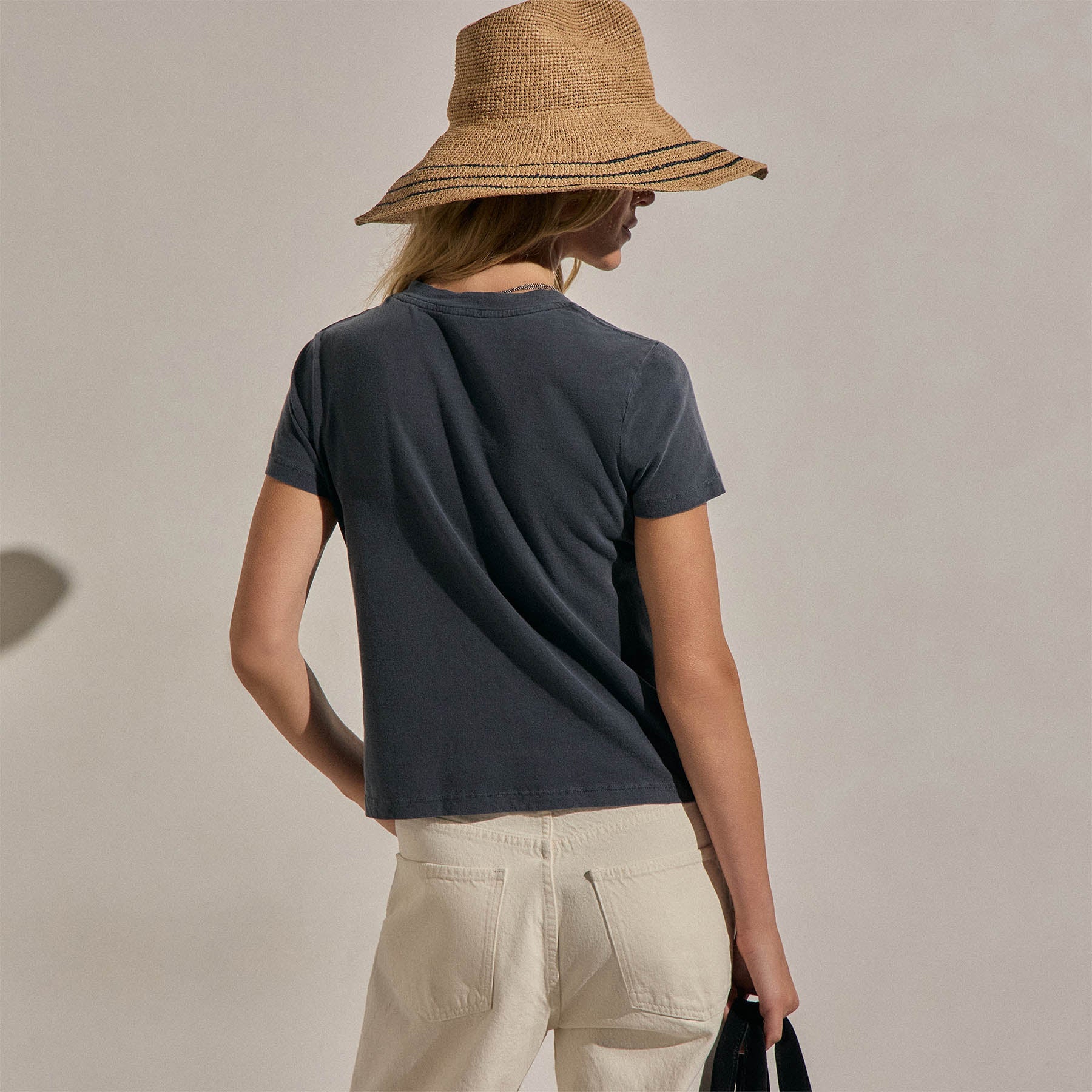 Vintage Little Boy Tee in Blue Noir Pigment | James Perse Los Angeles