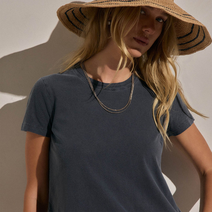 Vintage Little Boy Tee in Blue Noir Pigment | James Perse Los Angeles