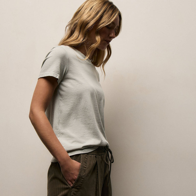 Vintage Little Boy Tee in Celery Pigment | James Perse Los Angeles