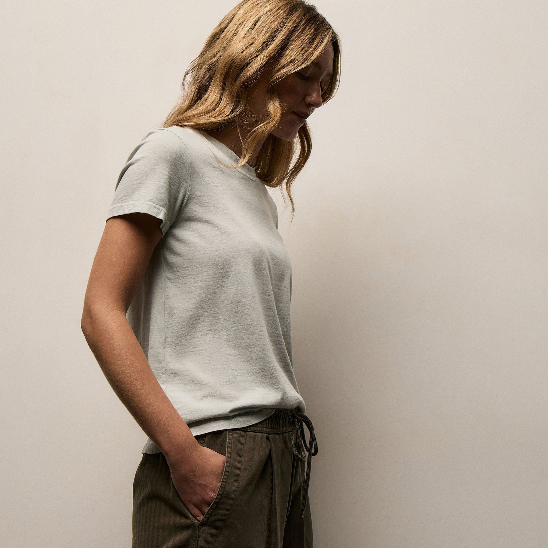 Women's Classic Tee Shirt Gift Set In Carbon/White/Melon Pigment/Celery Pigment | James Perse Los Angeles