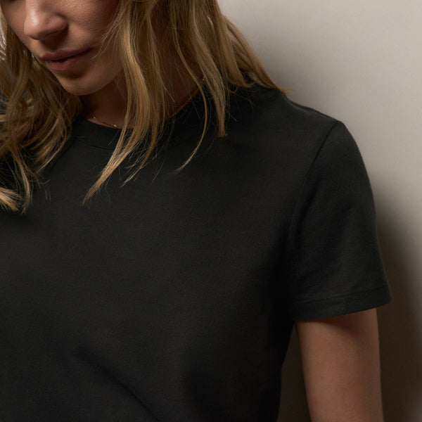 Vintage Little Boy Tee in Carbon | James Perse Los Angeles