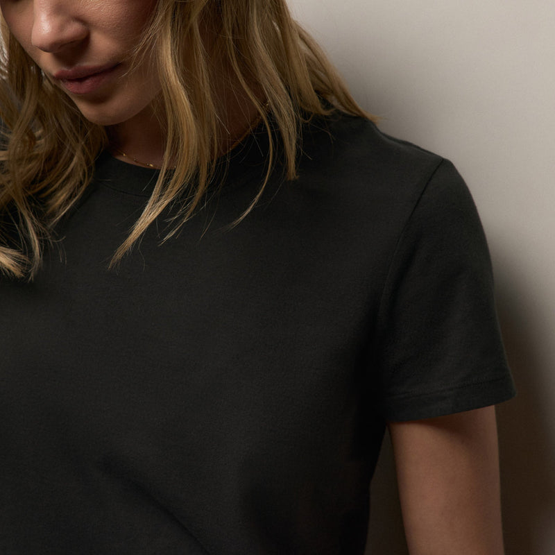 Vintage Little Boy Tee in Carbon | James Perse Los Angeles