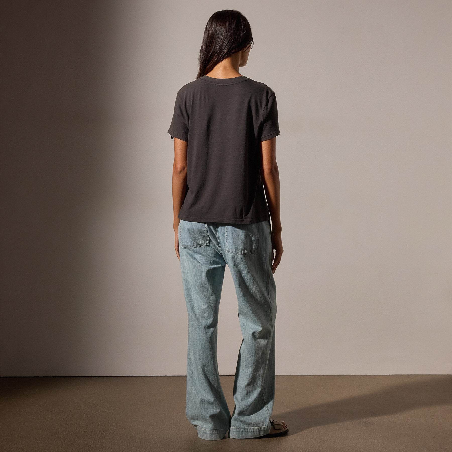 Vintage Little Boy Tee in Carbon | James Perse Los Angeles