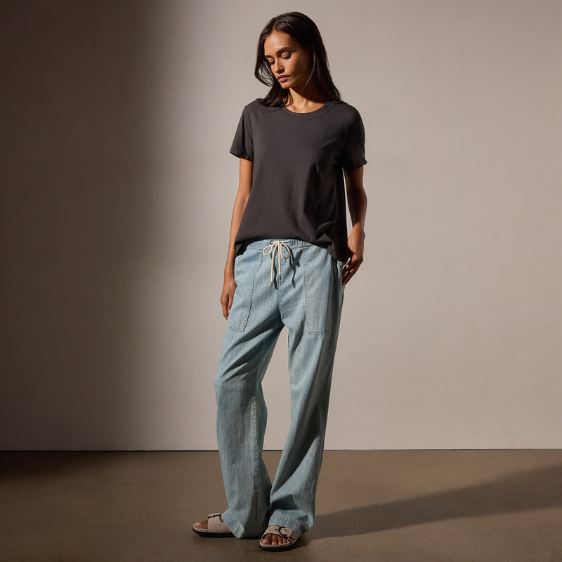 Vintage Little Boy Tee in Carbon | James Perse Los Angeles