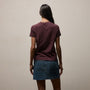 Vintage Little Boy Tee in Dark Plum | James Perse Los Angeles
