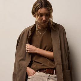 Vintage Little Boy Tee in Gingerbread Pigment | James Perse Los Angeles