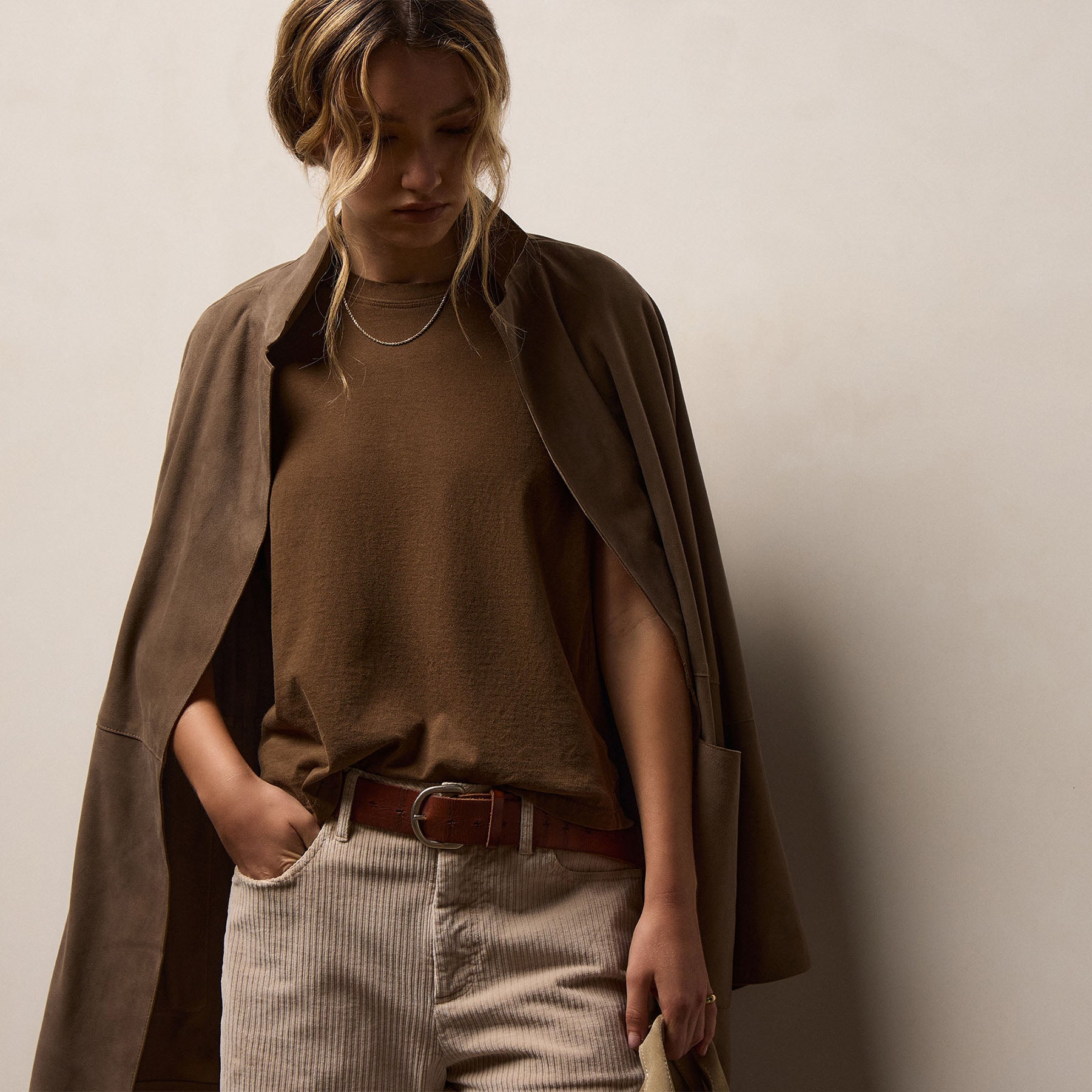 Vintage Little Boy Tee in Gingerbread Pigment | James Perse Los Angeles