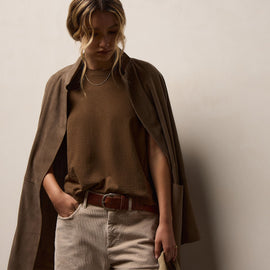 Vintage Little Boy Tee in Gingerbread Pigment | James Perse Los Angeles