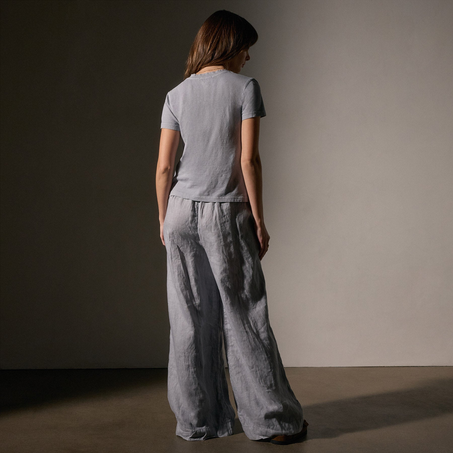 Vintage Little Boy Tee in Grey Sky Pigment | James Perse Los Angeles