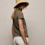 Vintage Little Boy Tee in Light Olive Pigment | James Perse Los Angeles