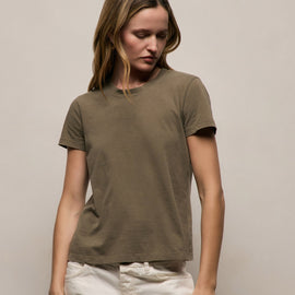Vintage Little Boy Tee in Light Olive Pigment | James Perse Los Angeles