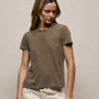 Vintage Little Boy Tee in Light Olive Pigment | James Perse Los Angeles