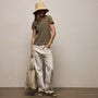 Vintage Little Boy Tee in Light Olive Pigment | James Perse Los Angeles