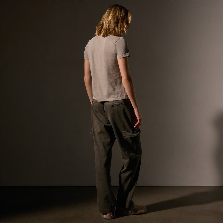 Vintage Little Boy Tee in Light Tan Pigment | James Perse Los Angeles