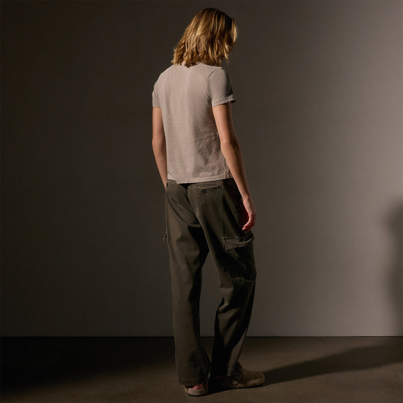 Vintage Little Boy Tee in Light Tan Pigment | James Perse Los Angeles