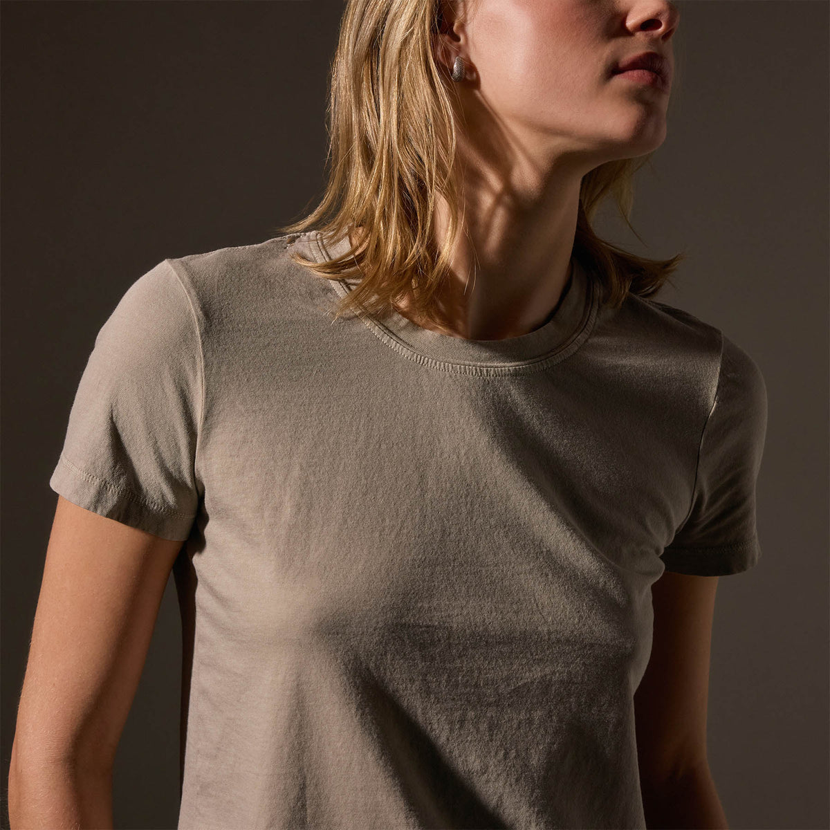Vintage Little Boy Tee in Light Tan Pigment | James Perse Los Angeles