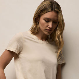 Vintage Little Boy Tee in Melon Pigment | James Perse Los Angeles