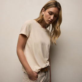 Vintage Little Boy Tee in Melon Pigment | James Perse Los Angeles