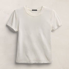 Vintage Little Boy Tee in Off White | James Perse Los Angeles