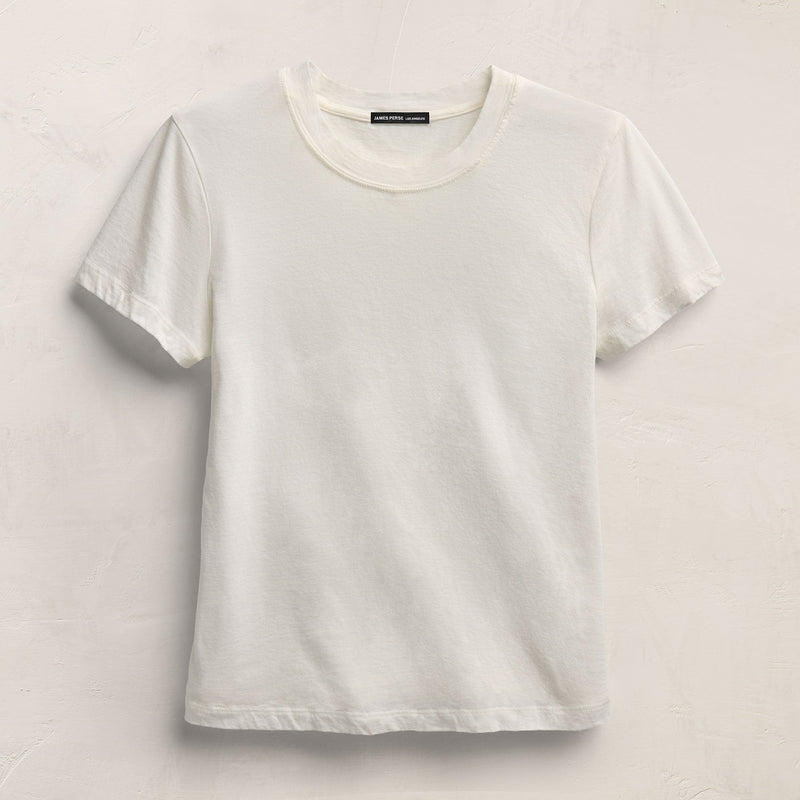 Vintage Little Boy Tee in Off White | James Perse Los Angeles