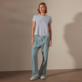 Vintage Little Boy Tee in Open Sky Pigment | James Perse Los Angeles