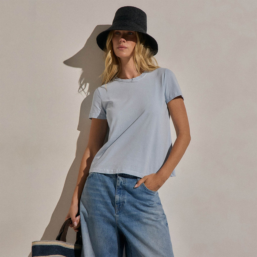 Vintage Little Boy Tee in Pale Azul Pigment | James Perse Los Angeles
