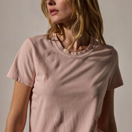 Vintage Little Boy Tee in Rosewater Pigment | James Perse Los Angeles