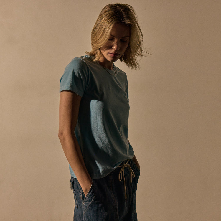 Vintage Little Boy Tee in Skipper Pigment | James Perse Los Angeles