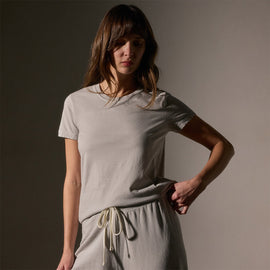 Vintage Little Boy Tee in Salt Pigment | James Perse Los Angeles