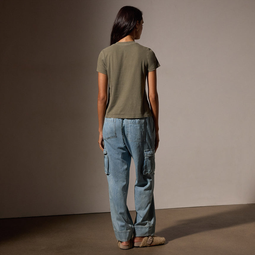 Vintage Little Boy Tee in Trooper Pigment | James Perse Los Angeles