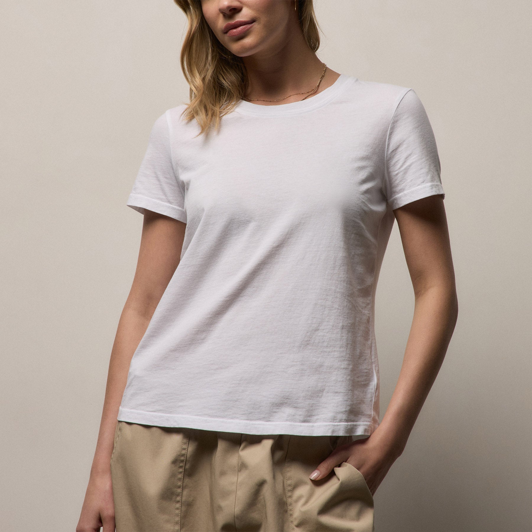 Vintage Little Boy Tee in White | James Perse Los Angeles