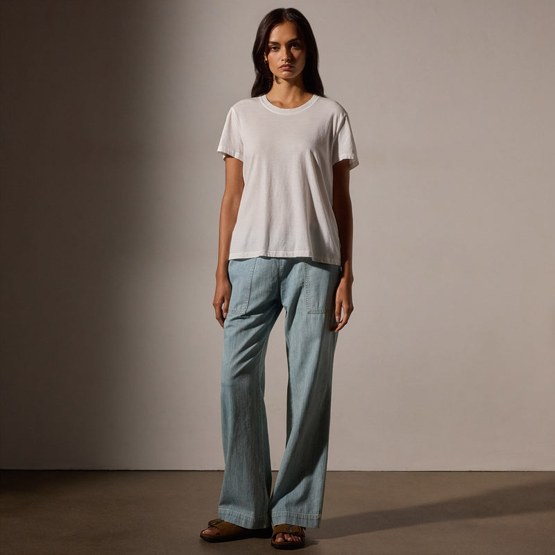 Vintage Little Boy Tee in White | James Perse Los Angeles