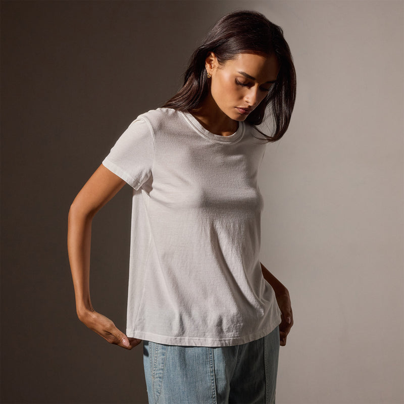 Vintage Little Boy Tee in White | James Perse Los Angeles