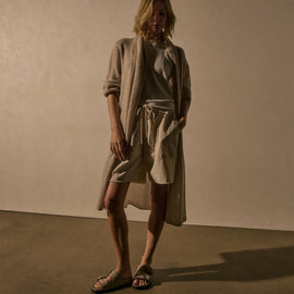 Lightweight Utility Short in Alabaster Pigment | James Perse Los Angeles