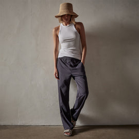 Monterey Trouser in Metal | James Perse Los Angeles